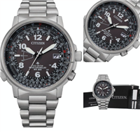 Orologio Citizen Uomo Radiocontrollato The Pilot in Acciaio CB0240-88E - CB0240-88E